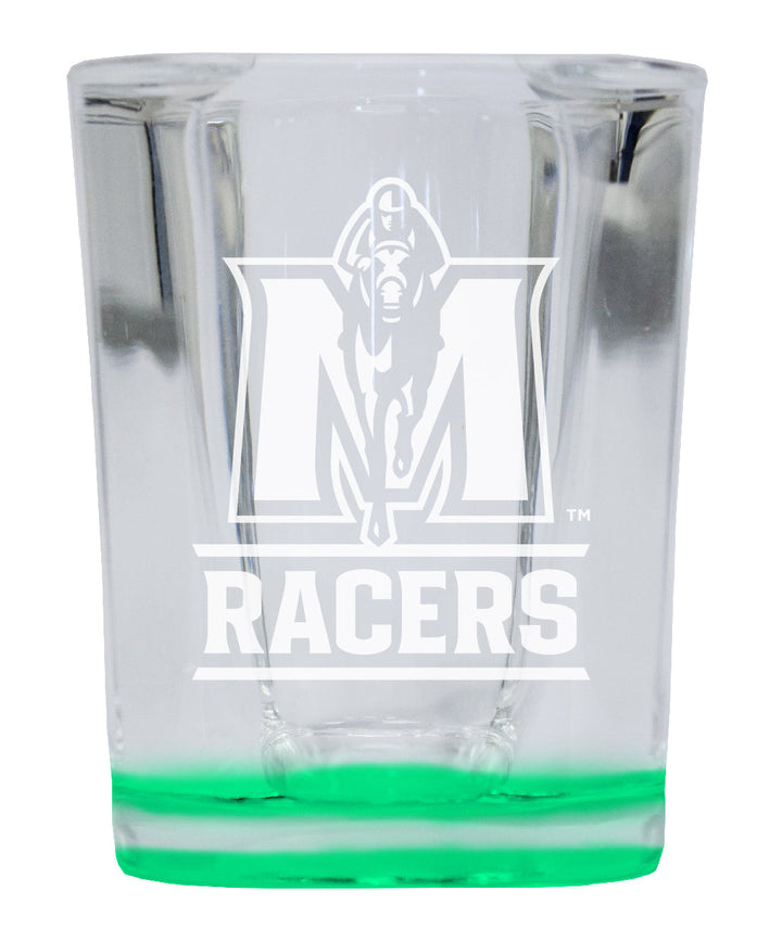 Murray State University 2 Ounce Engraved Shot Glass Square Officially Licensed Collegiate Product Image 3