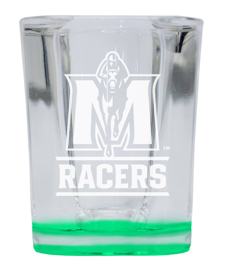 Murray State University 2 Ounce Engraved Shot Glass Square Officially Licensed Collegiate Product Image 1