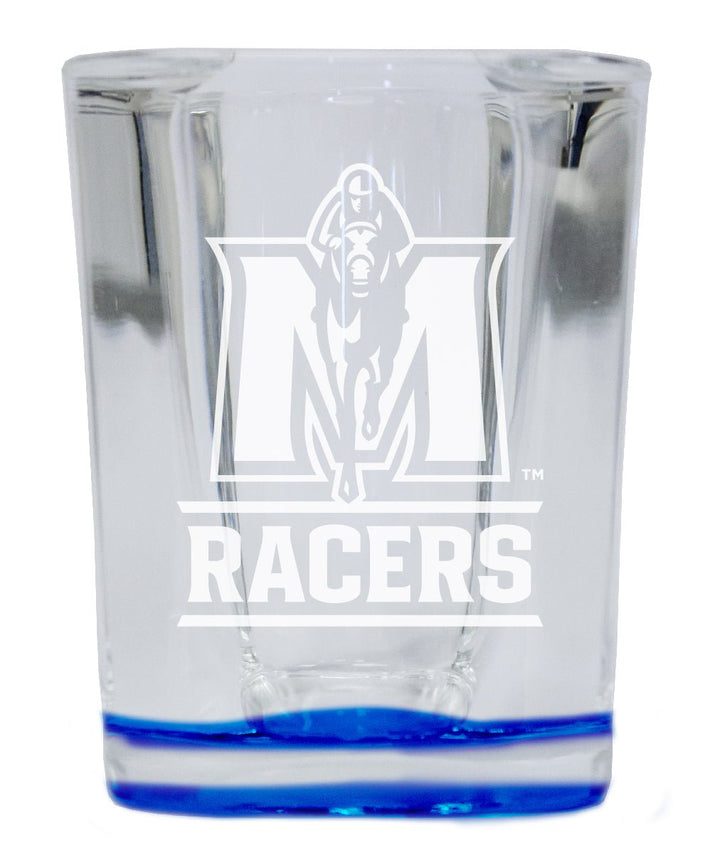 Murray State University 2 Ounce Engraved Shot Glass Square Officially Licensed Collegiate Product Image 1