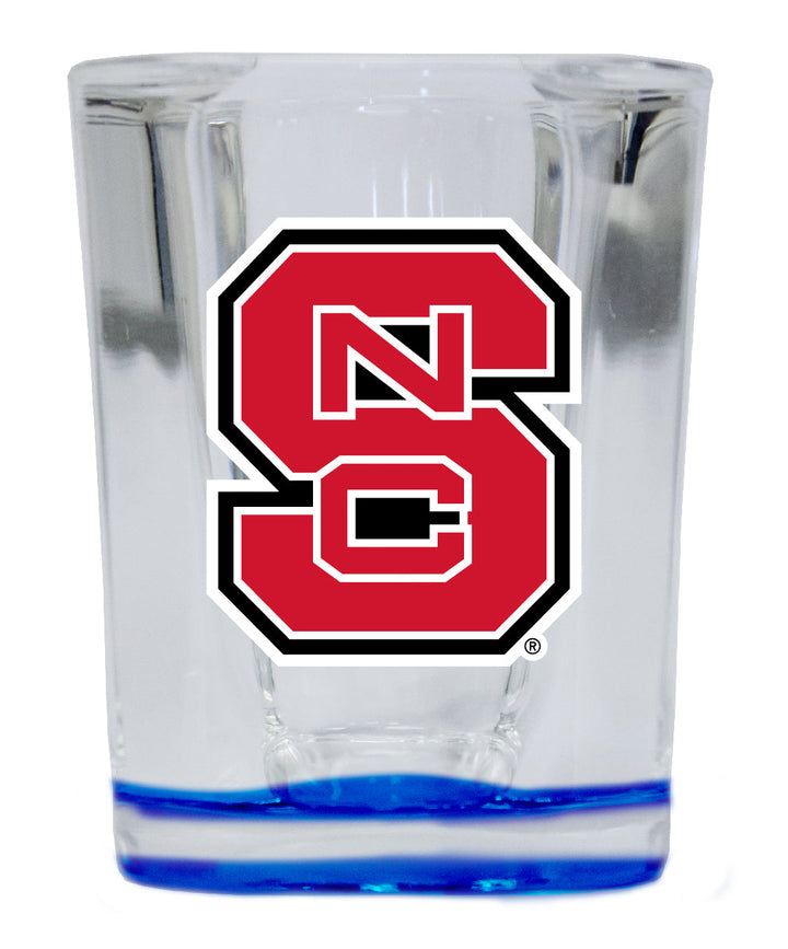 NC State Wolfpack 2 Ounce Shot Glass Square Officially Licensed Collegiate Product Image 4