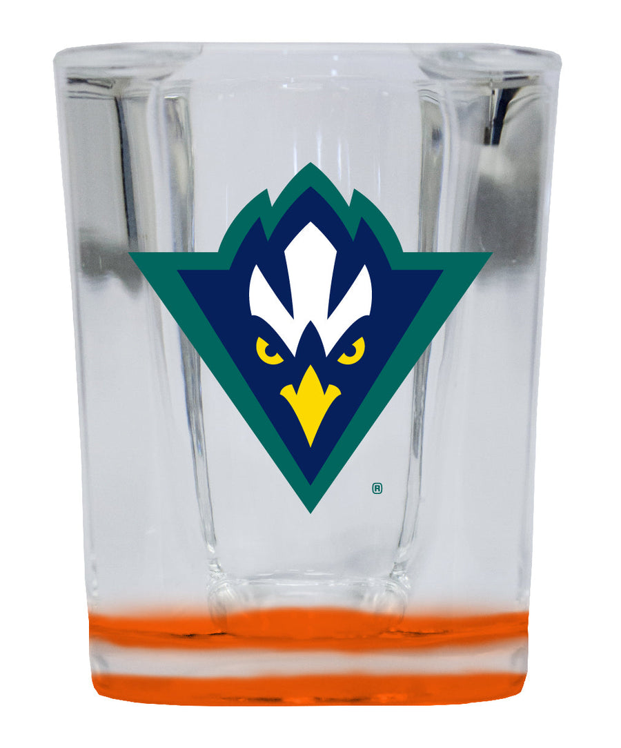 North Carolina Wilmington Seahawks 2 Ounce Shot Glass Square Officially Licensed Collegiate Product Image 1