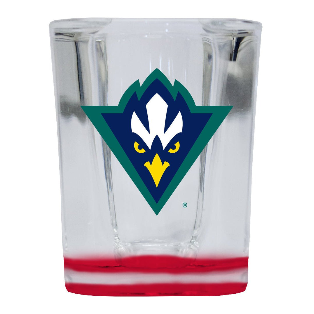 North Carolina Wilmington Seahawks 2 Ounce Shot Glass Square Officially Licensed Collegiate Product Image 1