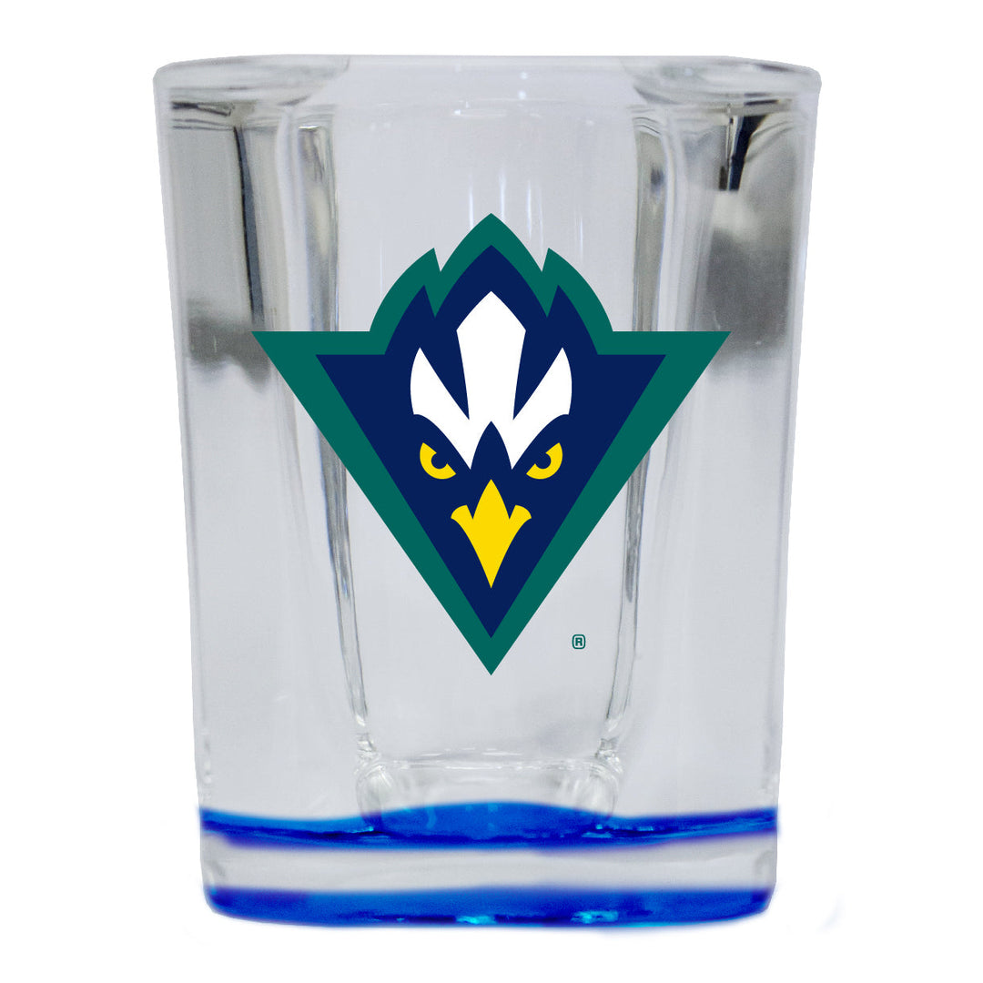 North Carolina Wilmington Seahawks 2 Ounce Shot Glass Square Officially Licensed Collegiate Product Image 4