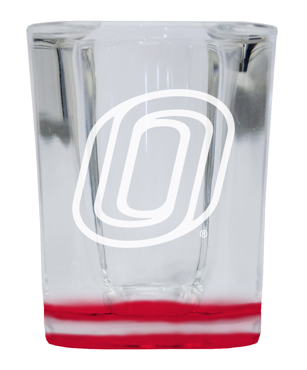 Nebraska at Omaha 2 Ounce Engraved Shot Glass Square Officially Licensed Collegiate Product Image 1