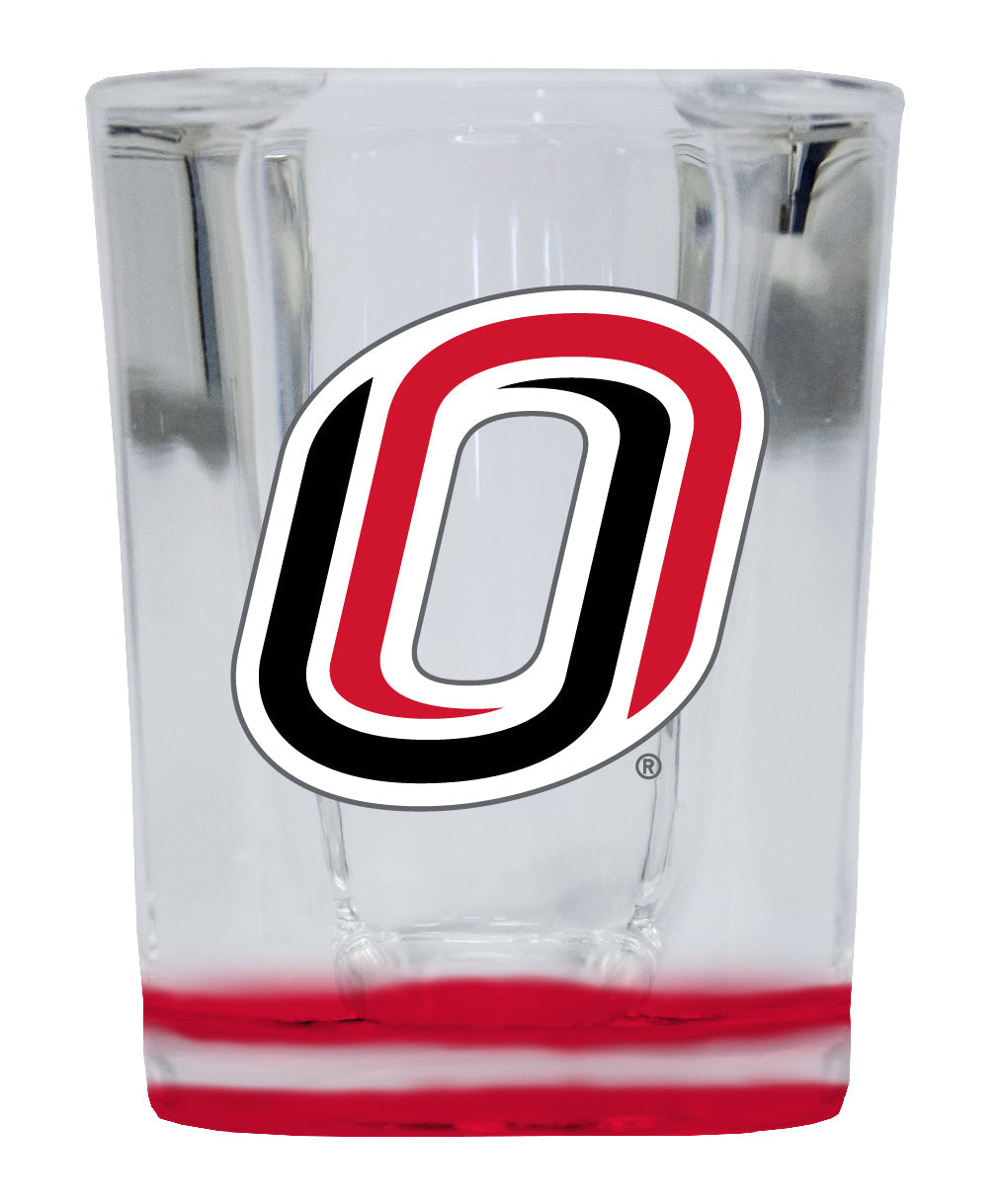 Nebraska at Omaha 2 Ounce Shot Glass Square Officially Licensed Collegiate Product Image 2