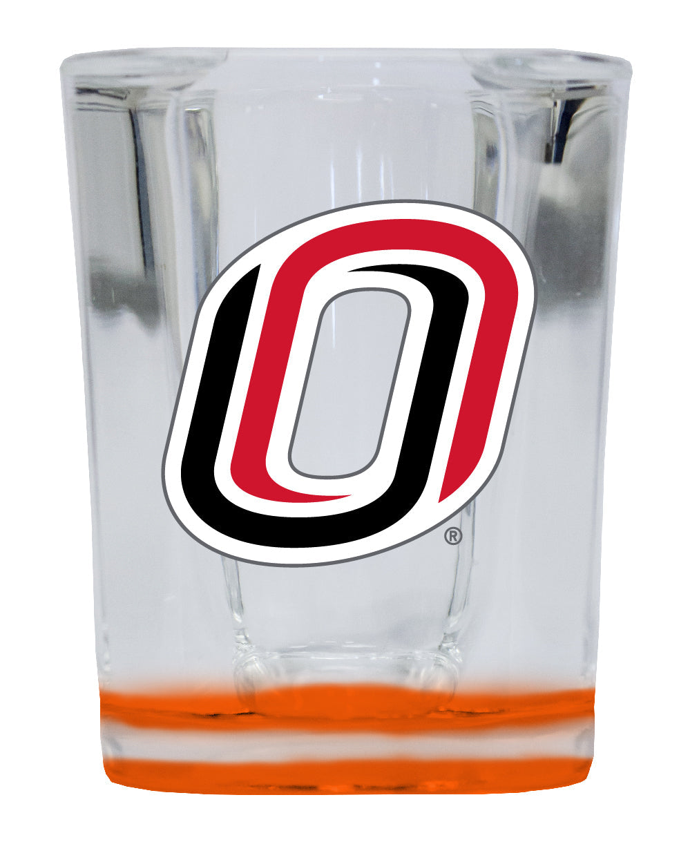 Nebraska at Omaha 2 Ounce Shot Glass Square Officially Licensed Collegiate Product Image 3