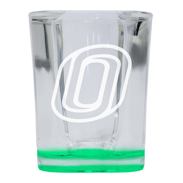 Nebraska at Omaha 2 Ounce Engraved Shot Glass Square Officially Licensed Collegiate Product Image 3