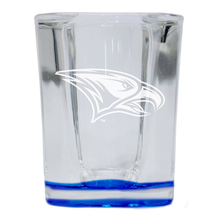 North Carolina Central Eagles 2 Ounce Engraved Shot Glass Square Officially Licensed Collegiate Product Image 1