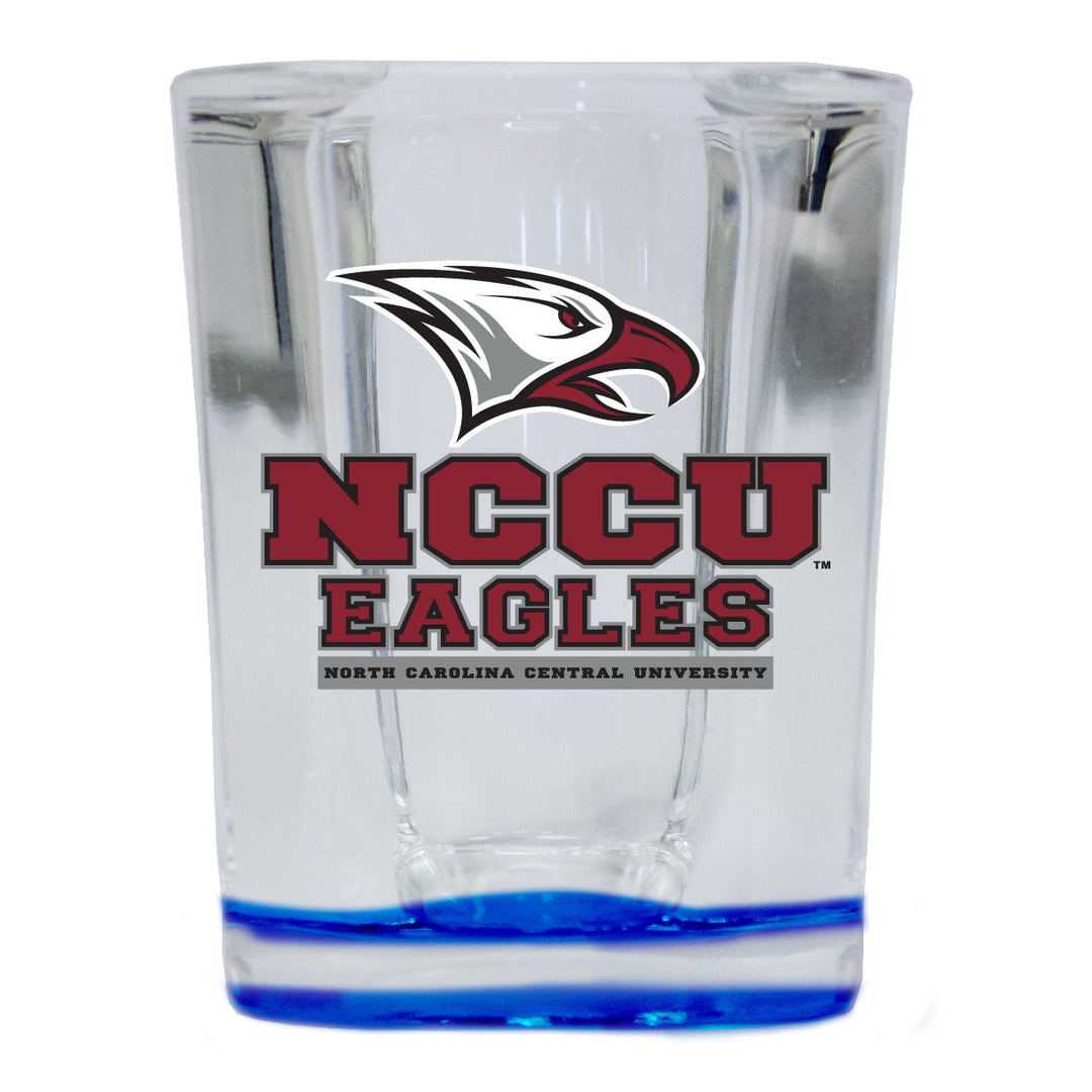 North Carolina Central Eagles 2 Ounce Shot Glass Square Officially Licensed Collegiate Product Image 3