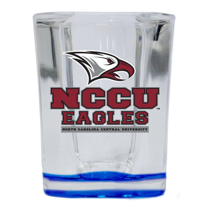 North Carolina Central Eagles 2 Ounce Shot Glass Square Officially Licensed Collegiate Product Image 3