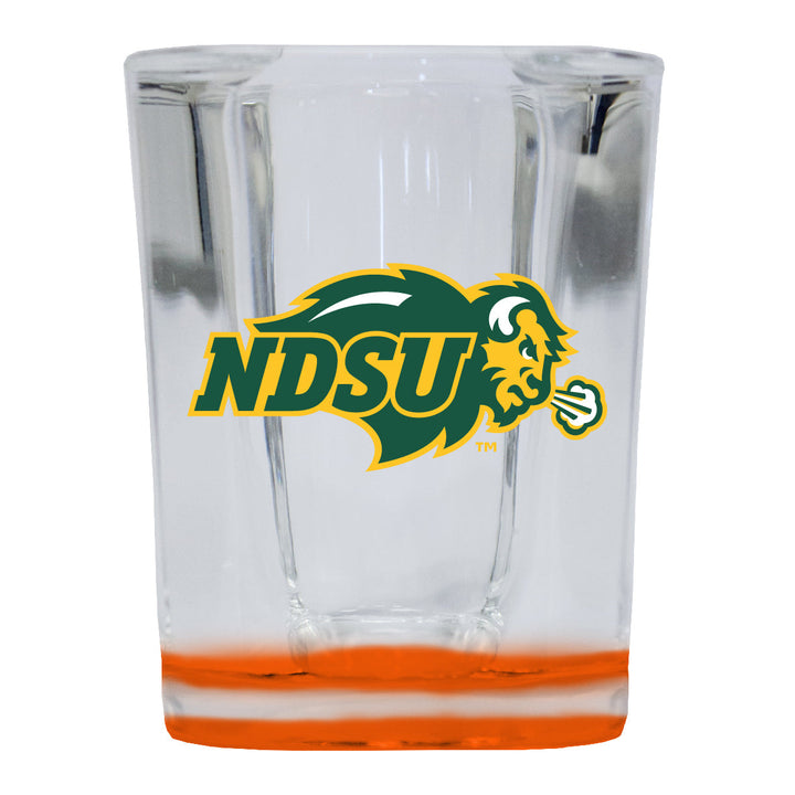 North Dakota State Bison 2 Ounce Shot Glass Square Officially Licensed Collegiate Product Image 2