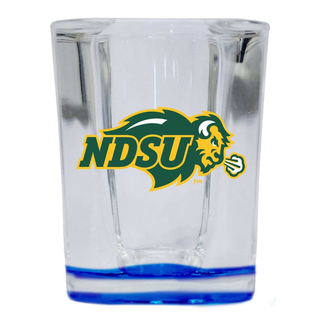 North Dakota State Bison 2 Ounce Shot Glass Square Officially Licensed Collegiate Product Image 4