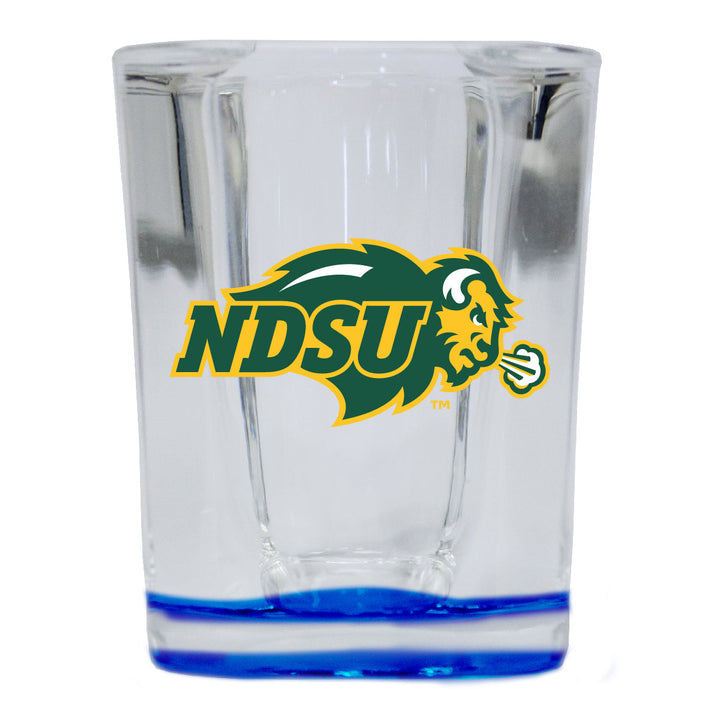 North Dakota State Bison 2 Ounce Shot Glass Square Officially Licensed Collegiate Product Image 4