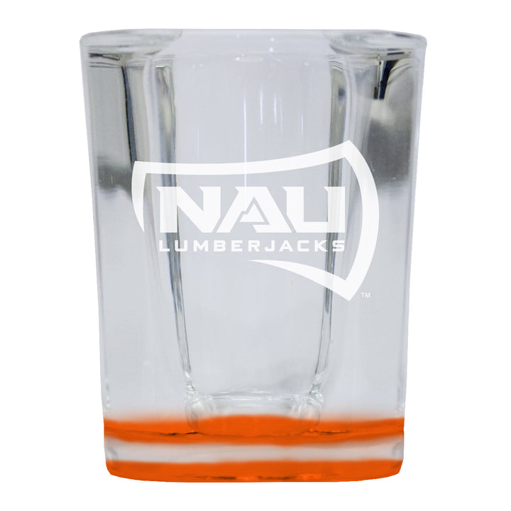 Northern Arizona University 2 Ounce Engraved Shot Glass Square Officially Licensed Collegiate Product Image 2