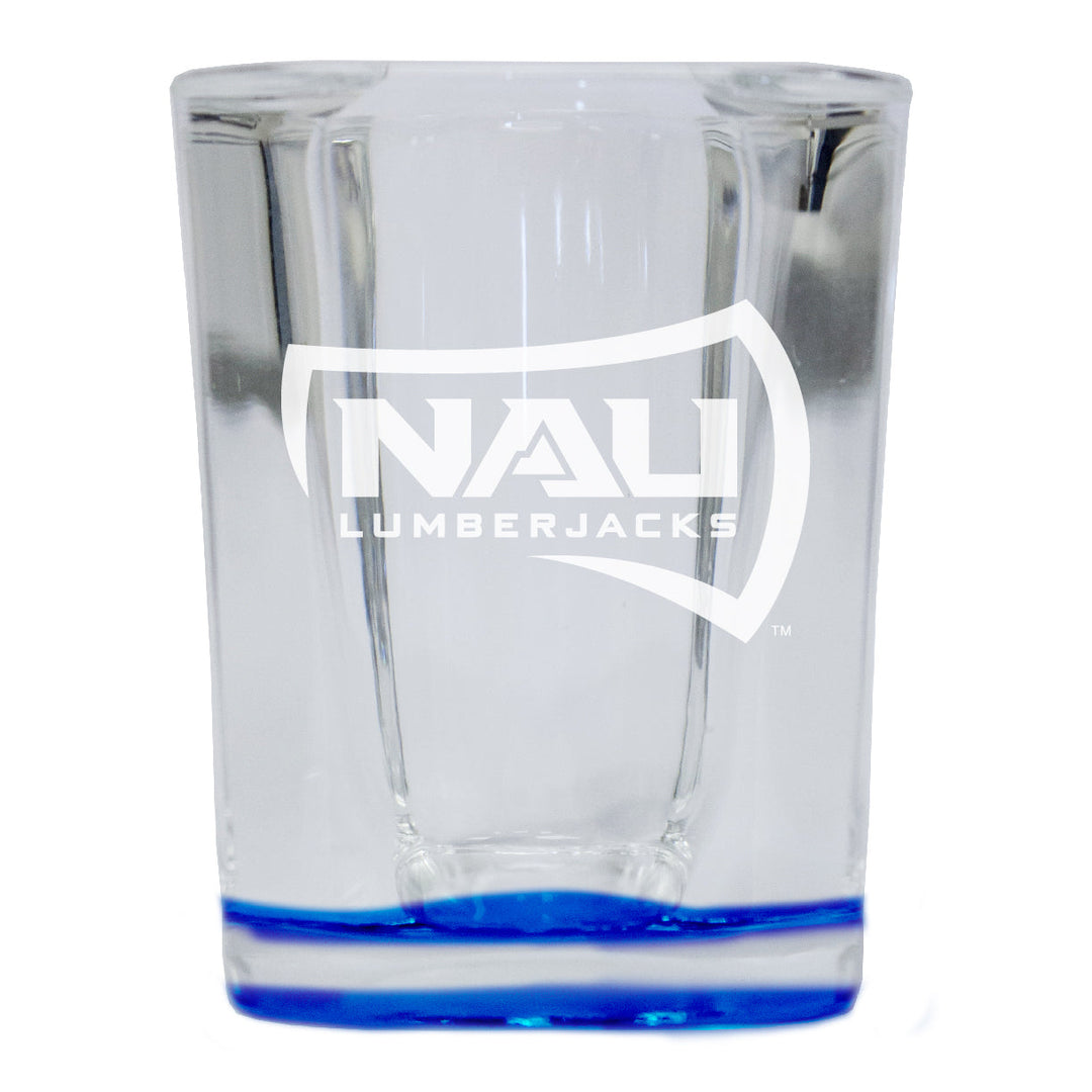 Northern Arizona University 2 Ounce Engraved Shot Glass Square Officially Licensed Collegiate Product Image 4