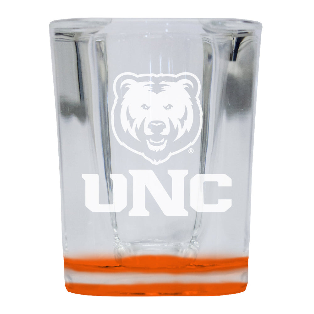 Northern Colorado Bears 2 Ounce Engraved Shot Glass Square Officially Licensed Collegiate Product Image 2