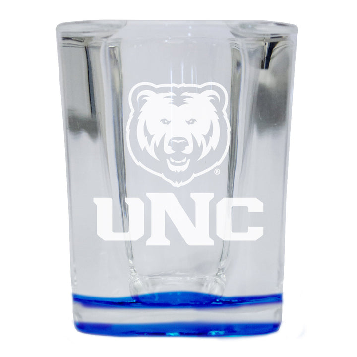 Northern Colorado Bears 2 Ounce Engraved Shot Glass Square Officially Licensed Collegiate Product Image 4