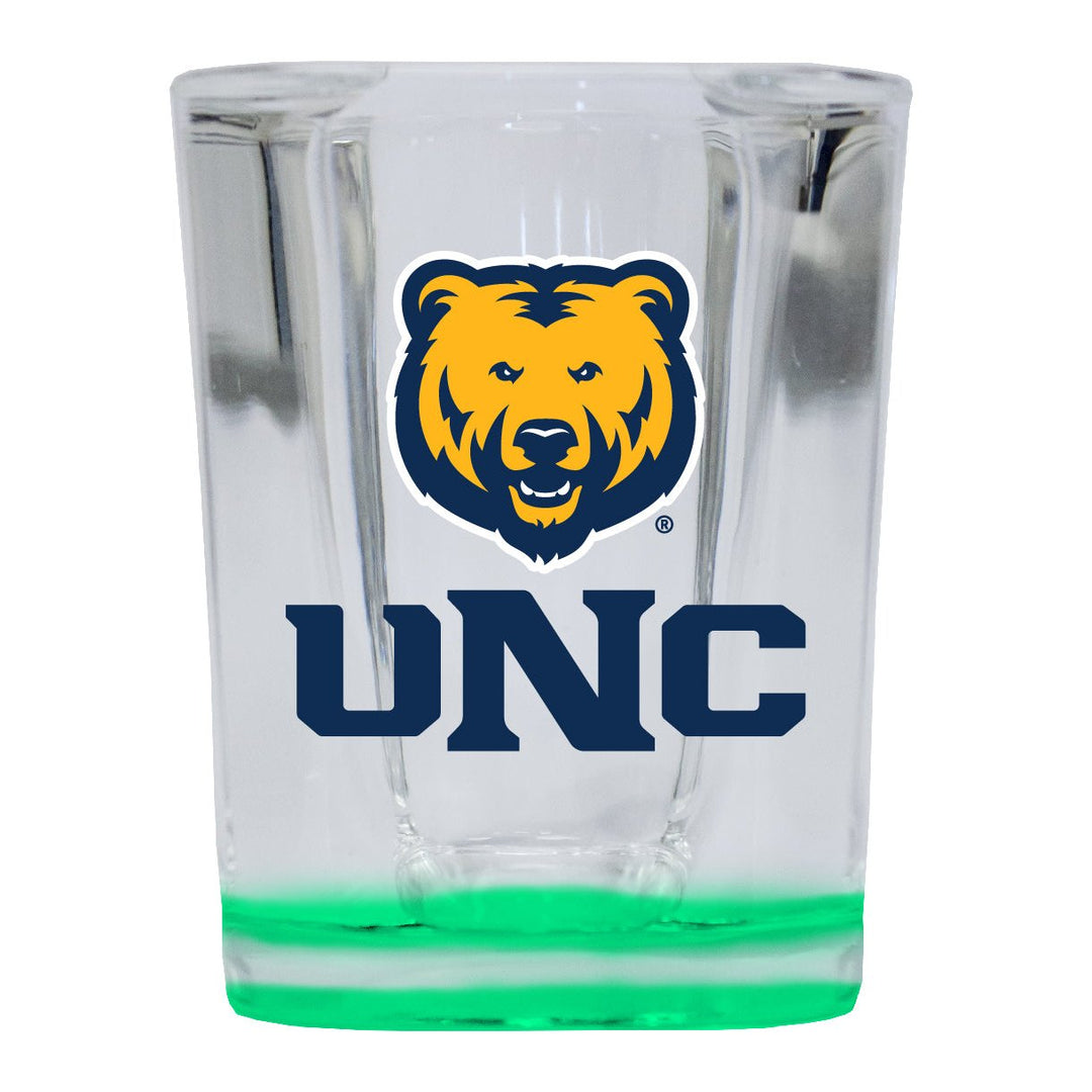 Northern Colorado Bears 2 Ounce Shot Glass Square Officially Licensed Collegiate Product Image 1