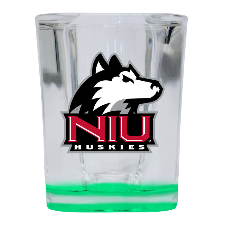 Northern Illinois Huskies 2 Ounce Shot Glass Square Officially Licensed Collegiate Product Image 3