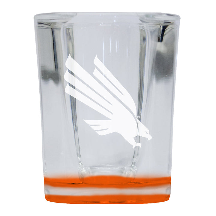 North Texas 2 Ounce Engraved Shot Glass Square Officially Licensed Collegiate Product Image 3