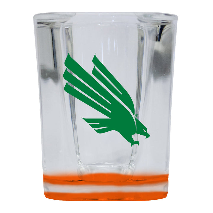 North Texas 2 Ounce Shot Glass Square Officially Licensed Collegiate Product Image 2