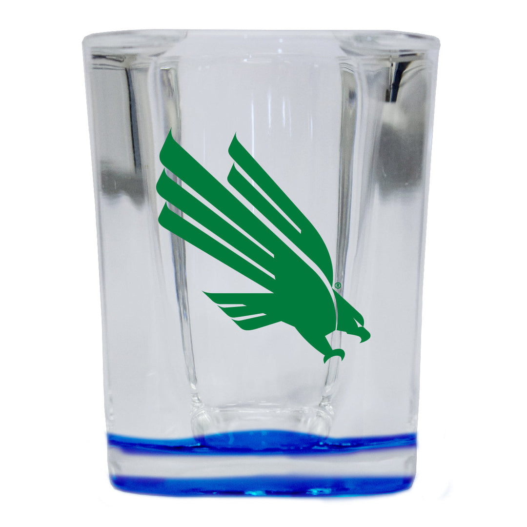 North Texas 2 Ounce Shot Glass Square Officially Licensed Collegiate Product Image 4