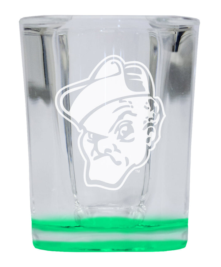 Ohio Wesleyan University 2 Ounce Engraved Shot Glass Square Officially Licensed Collegiate Product Image 3