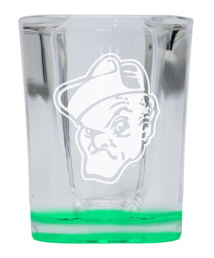 Ohio Wesleyan University 2 Ounce Engraved Shot Glass Square Officially Licensed Collegiate Product Image 1