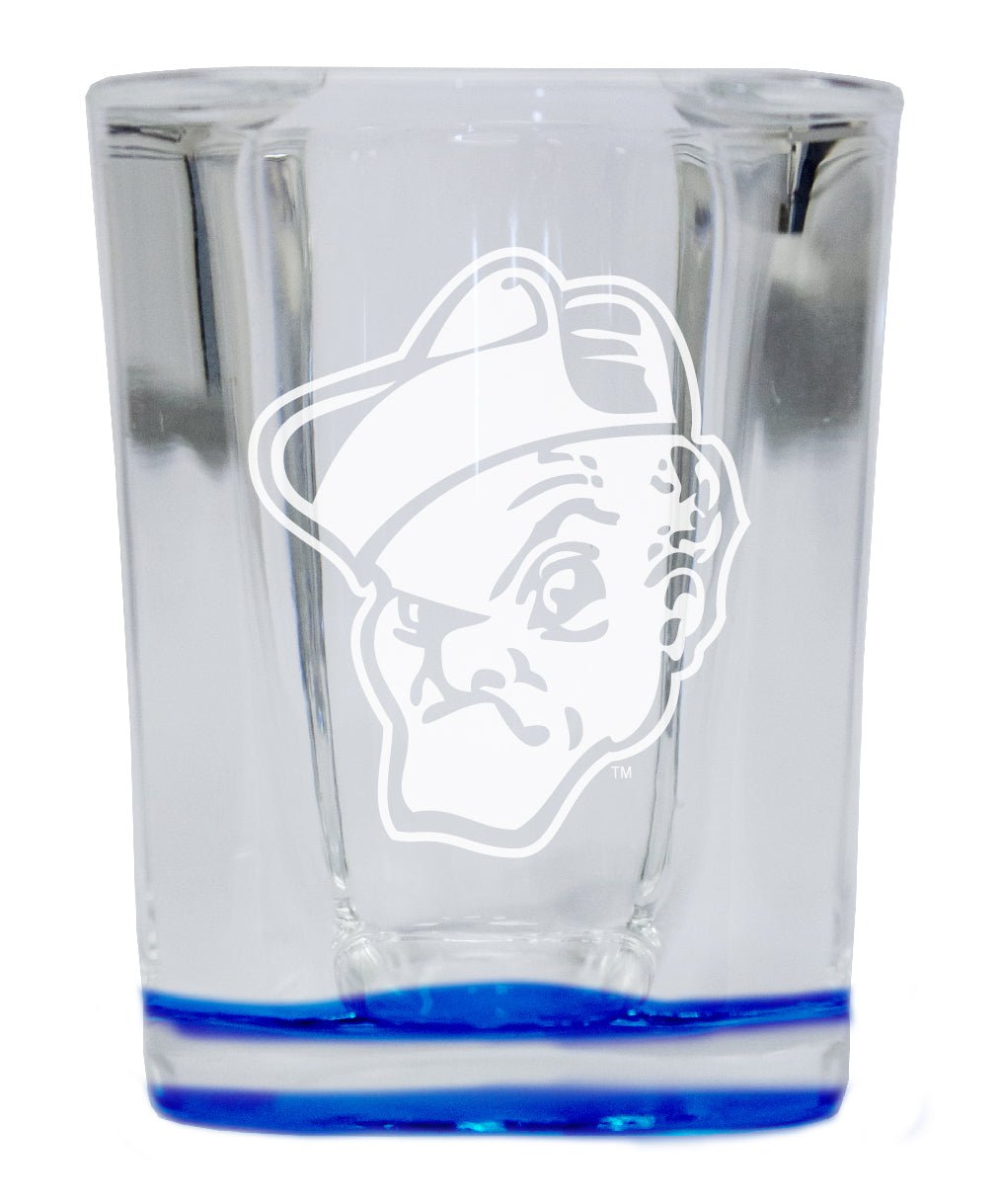 Ohio Wesleyan University 2 Ounce Engraved Shot Glass Square Officially Licensed Collegiate Product Image 1