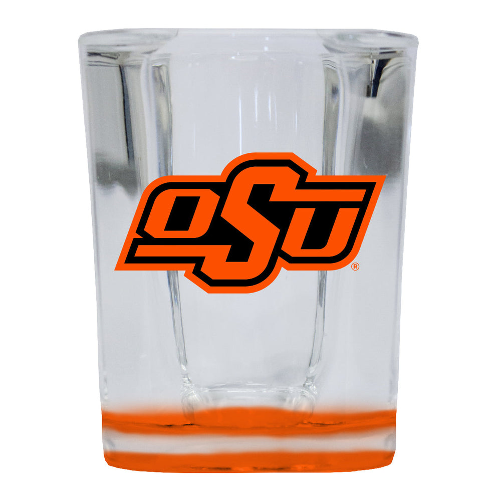 Oklahoma State Cowboys 2 Ounce Shot Glass Square Officially Licensed Collegiate Product Image 2