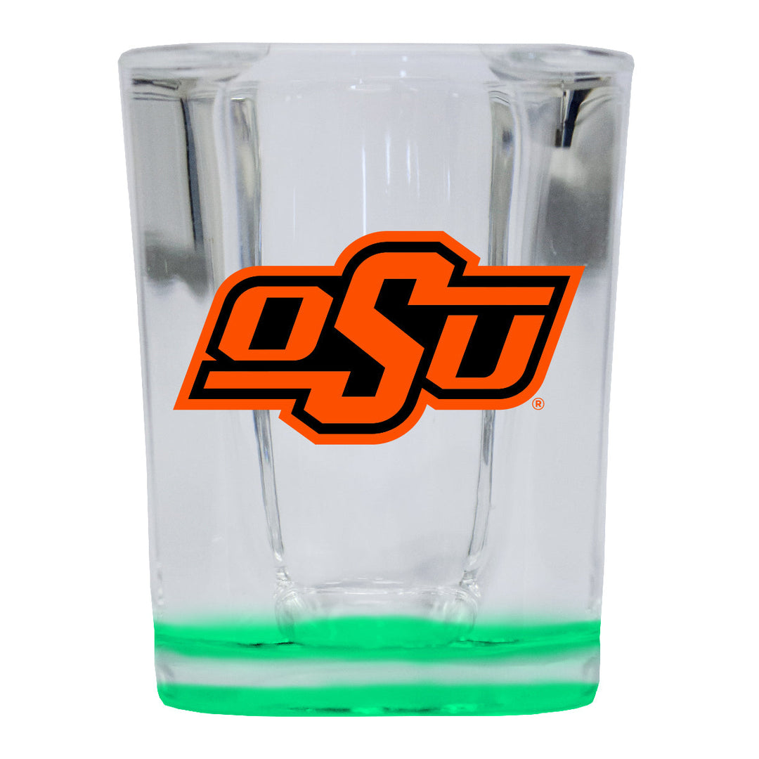 Oklahoma State Cowboys 2 Ounce Shot Glass Square Officially Licensed Collegiate Product Image 3