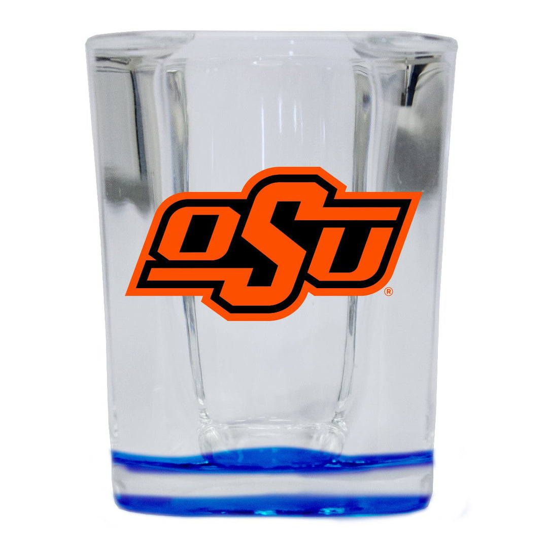 Oklahoma State Cowboys 2 Ounce Shot Glass Square Officially Licensed Collegiate Product Image 1