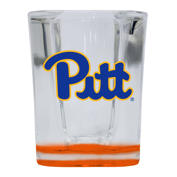 Pittsburgh Panthers 2 Ounce Shot Glass Square Officially Licensed Collegiate Product Image 1