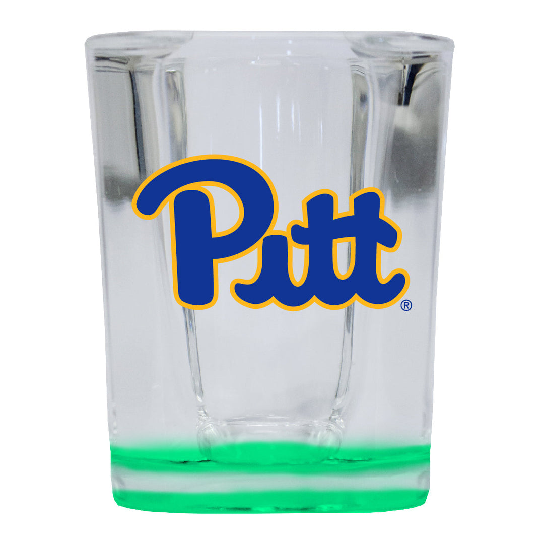 Pittsburgh Panthers 2 Ounce Shot Glass Square Officially Licensed Collegiate Product Image 3