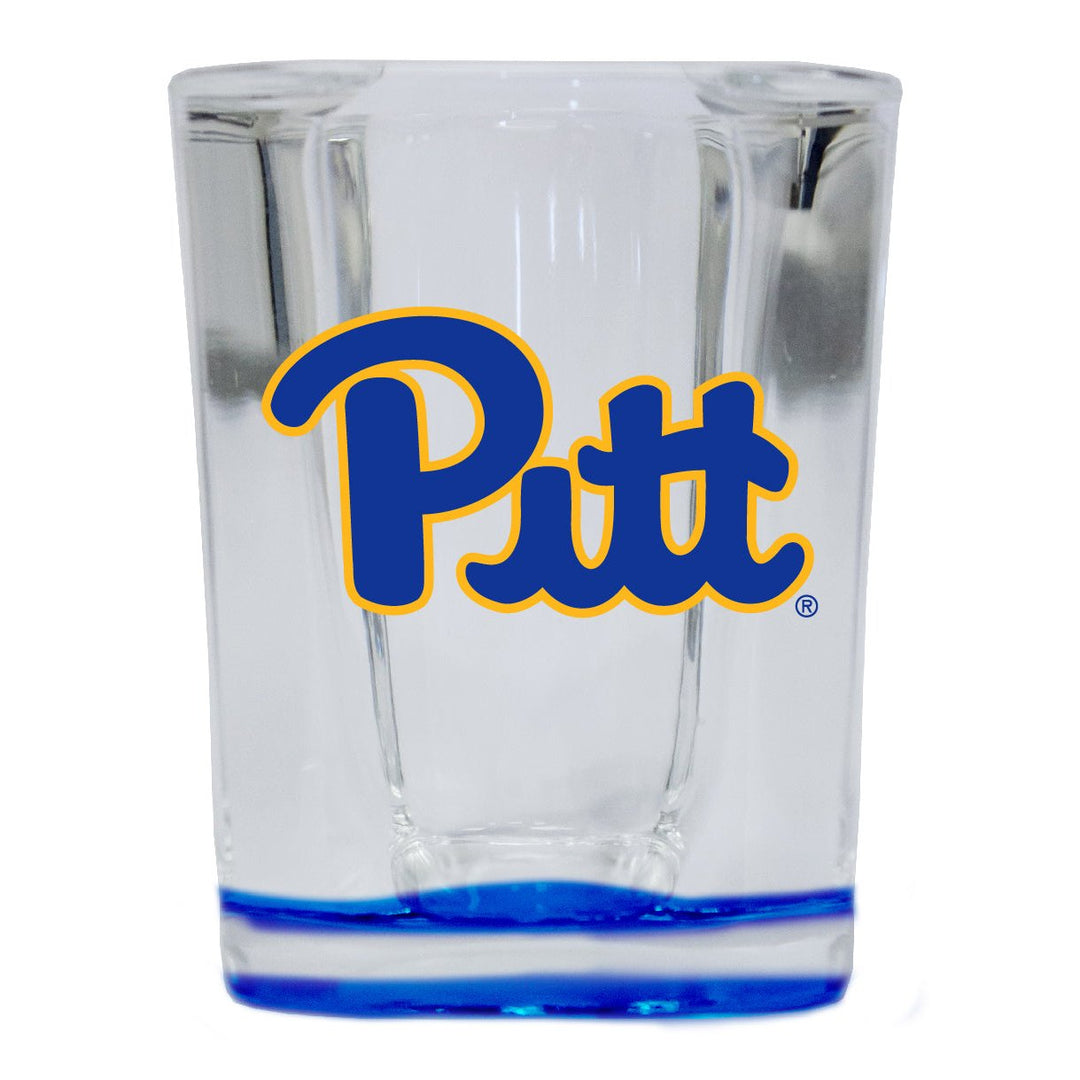 Pittsburgh Panthers 2 Ounce Shot Glass Square Officially Licensed Collegiate Product Image 1