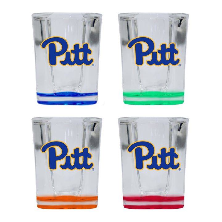 Pittsburgh Panthers 2 Ounce Shot Glass Square Officially Licensed Collegiate Product Image 4