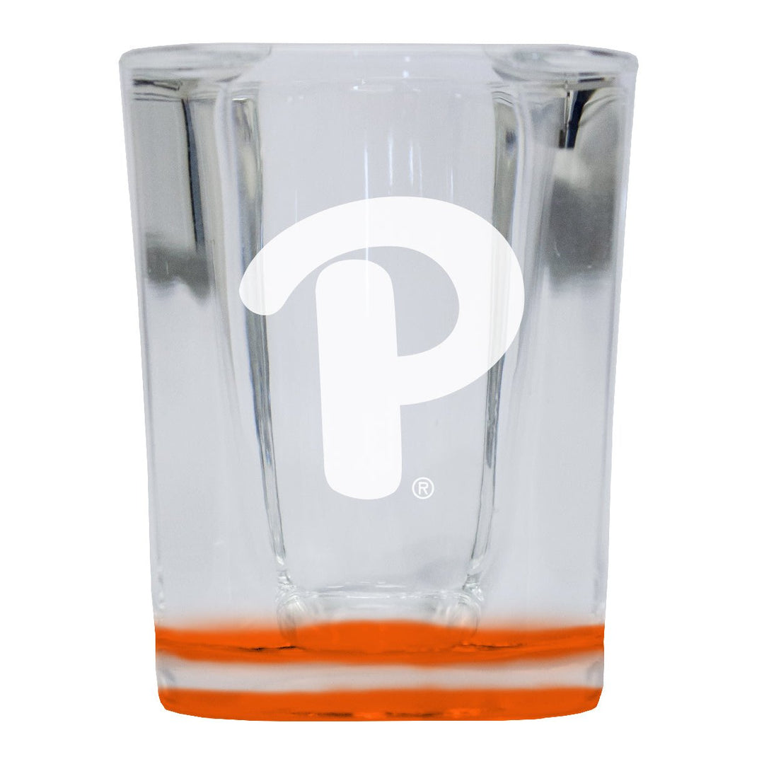 Pittsburgh Panthers 2 Ounce Engraved Shot Glass Square Officially Licensed Collegiate Product Image 1