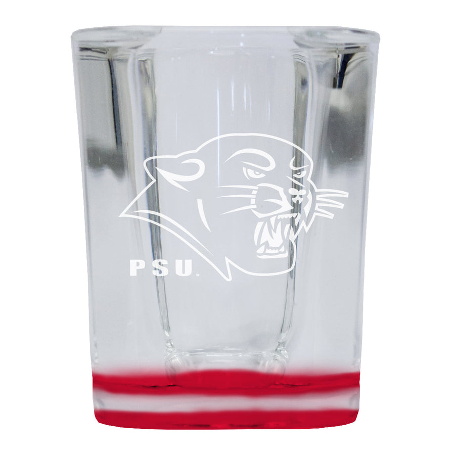 Plymouth State University 2 Ounce Engraved Shot Glass Square Officially Licensed Collegiate Product Image 1