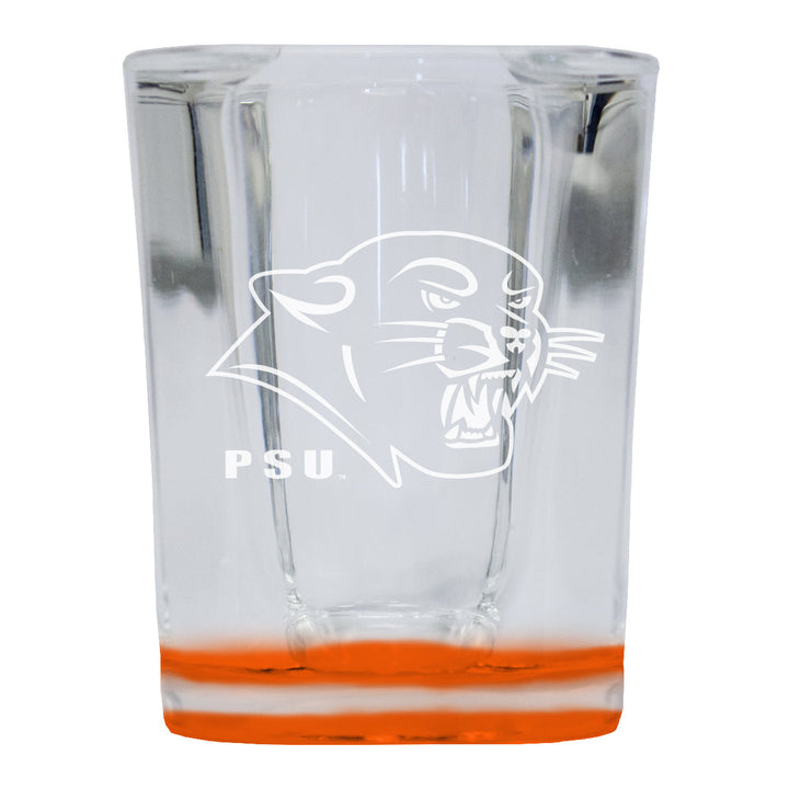 Plymouth State University 2 Ounce Engraved Shot Glass Square Officially Licensed Collegiate Product Image 2