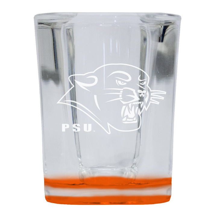 Plymouth State University 2 Ounce Engraved Shot Glass Square Officially Licensed Collegiate Product Image 1