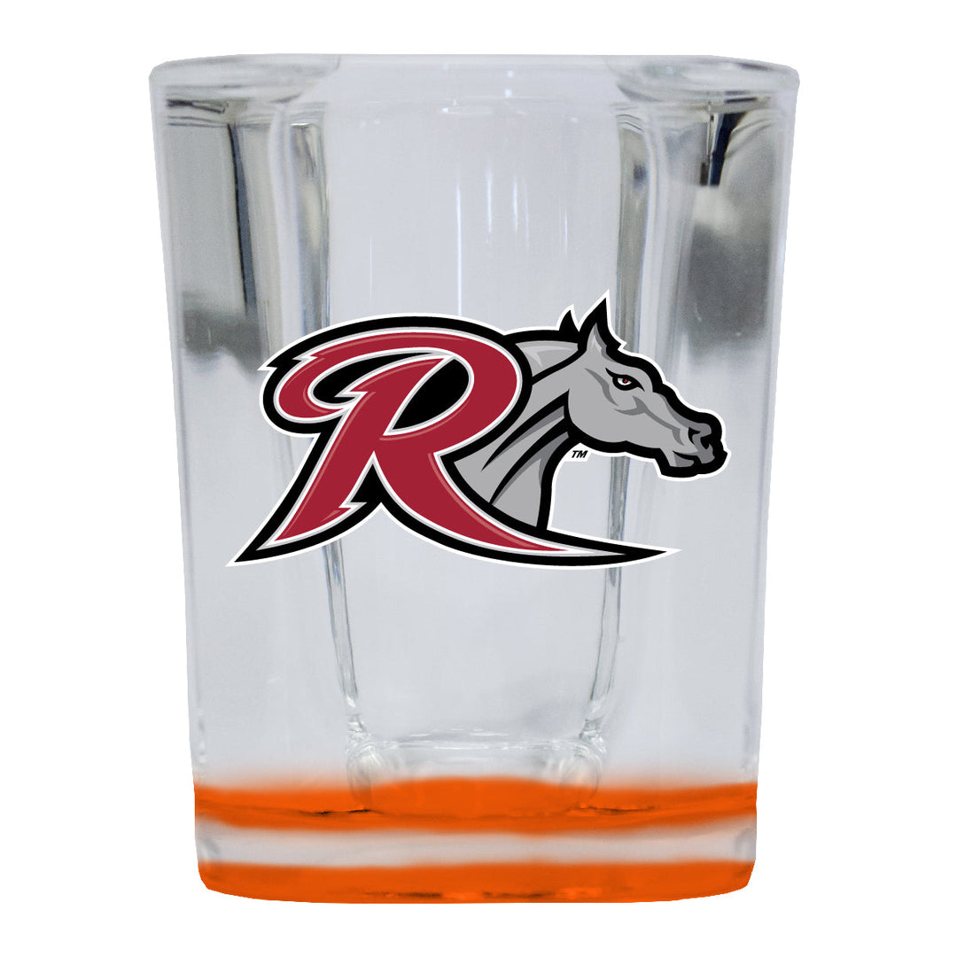 Rider University Broncs 2 Ounce Shot Glass Square Officially Licensed Collegiate Product Image 2