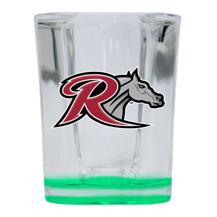 Rider University Broncs 2 Ounce Shot Glass Square Officially Licensed Collegiate Product Image 3