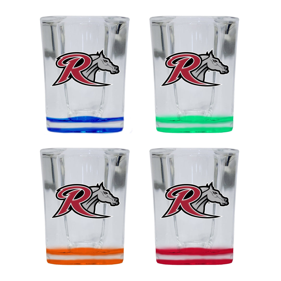 Rider University Broncs 2 Ounce Shot Glass Square Officially Licensed Collegiate Product Image 4