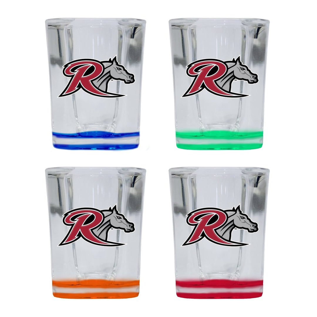 Rider University Broncs 2 Ounce Shot Glass Square Officially Licensed Collegiate Product Image 1