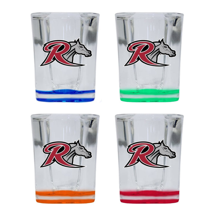 Rider University Broncs 2 Ounce Shot Glass Square Officially Licensed Collegiate Product Image 1