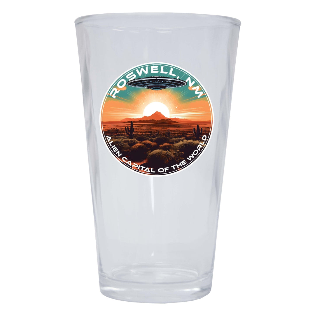 Roswell Mexico Design A Souvenir 16 oz Pint Glass Image 1