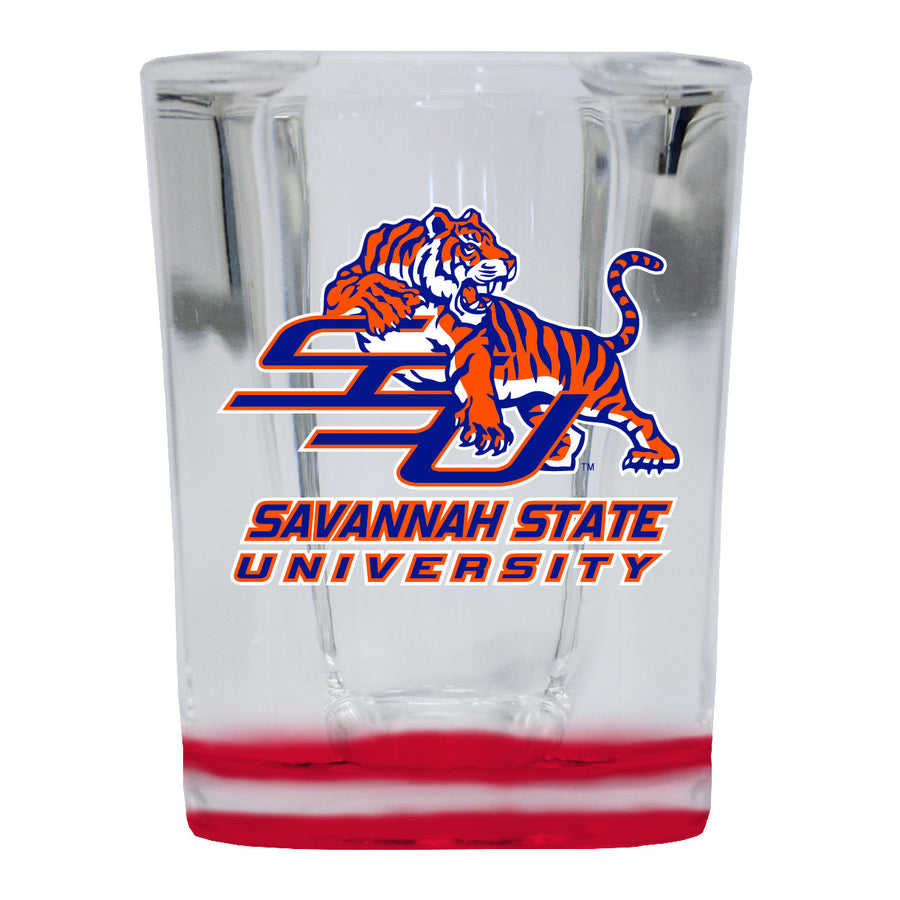 Savannah State University 2 Ounce Shot Glass Square Officially Licensed Collegiate Product Image 1