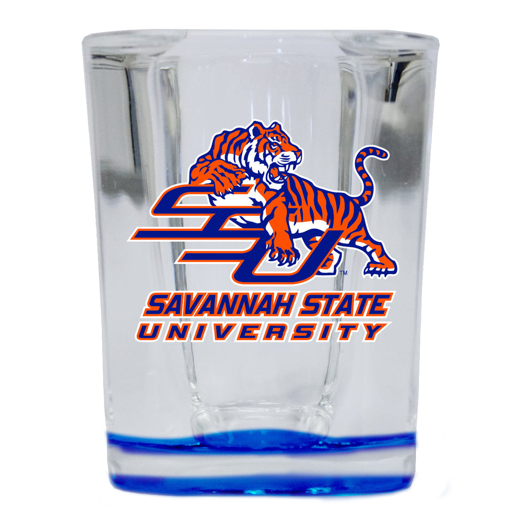 Savannah State University 2 Ounce Shot Glass Square Officially Licensed Collegiate Product Image 4