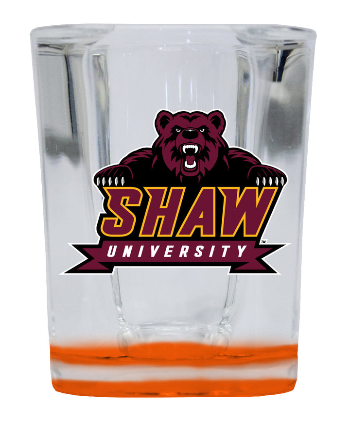 Shaw University Bears 2 Ounce Shot Glass Square Officially Licensed Collegiate Product Image 1