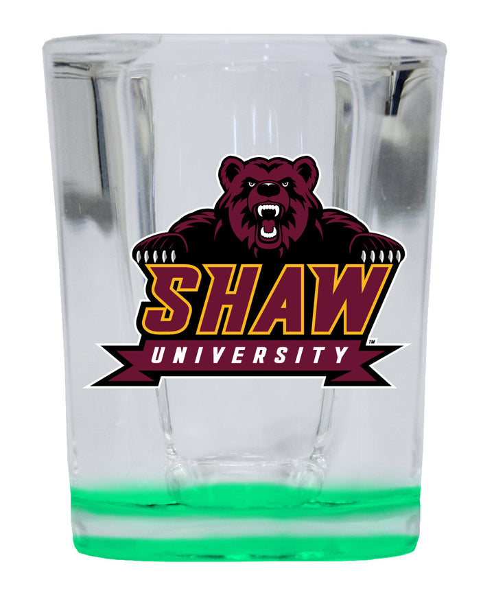 Shaw University Bears 2 Ounce Shot Glass Square Officially Licensed Collegiate Product Image 4